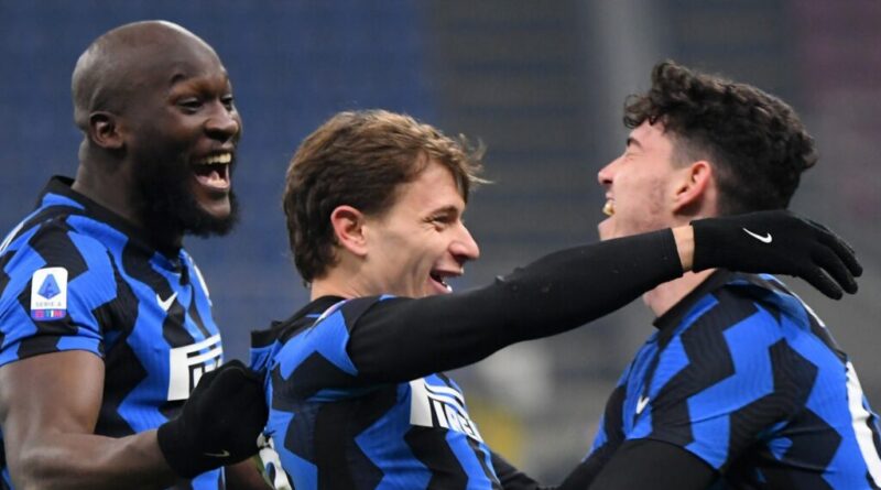 Bastoni Barella Lukaku Inter Milan