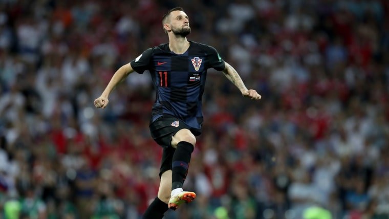 Croatian play breaker Marcelo Brozovic